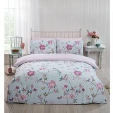 Textiles Rapport Tranquility Duck Egg Set Duvet Cover Blue, Pink