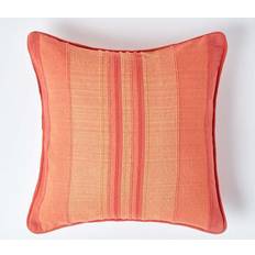 Orange Cushion Covers Homescapes Cotton Striped Terracotta Morocco Cushion Cover Orange