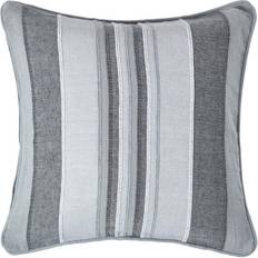 Homescapes Cotton Striped Morocco Cushion Cover Grey