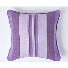 Purple Cushion Covers Homescapes Striped Mauve Morocco Cushion Cover Purple (45x45cm)