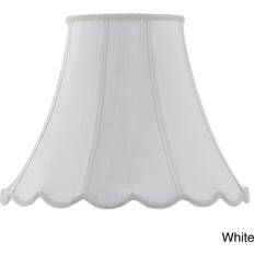 Indoor Lighting Shades Vertical Piped Scallop 14-inch Bell Shade