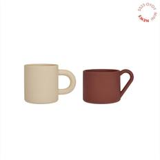 OYOY Nomu children's cup 2 pieces Vanilla-Nutmeg