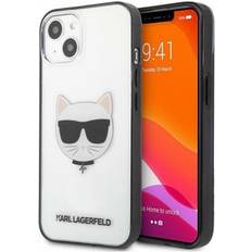 Karl Lagerfeld Apple iPhone 13 mini Handyhüllen Karl Lagerfeld Case iPhone 13 mini Smartphone Hülle, Transparent