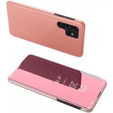 Mobiltelefoner samsung galaxy s23 ultra view wallet Skal-man Samsung Galaxy S23 Ultra Fodral View Cover Rosa