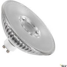 SLV LED Leuchtmittel GU10 in Transparent 8W 680lm