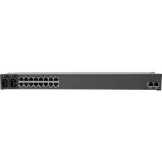 16 rack switch Tripp Lite 16-Port Console Server, Usb Ports 2 Dual Gbe Nic, 4 Gb Flash, Desktop/1U Rack, Taa