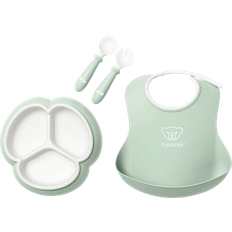 BabyBjörn Vauvan astiat BabyBjörn Mealtime set, 4 pcs Powder green