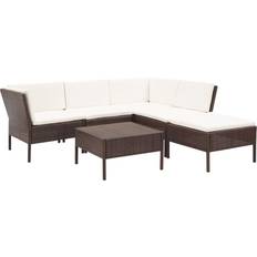 vidaXL 6 Piece Garden Outdoor Lounge Set