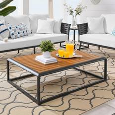 Gray Outdoor Coffee Tables modway Stance