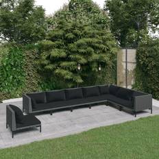 Corner garden set Utemöbler vidaXL 3x corner middle Garden Outdoor Lounge Set