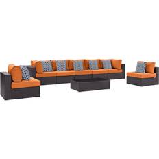 Orange Outdoor Lounge Sets modway Convene Collection Outdoor Lounge Set