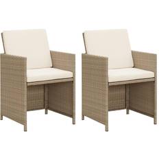 Patio chairs without cushions vidaXL Patio Chairs Cushions 2