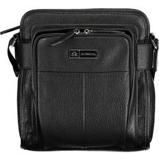 La Martina Black Shoulder Men's Bag