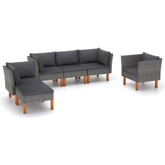 vidaXL 6 Garden Outdoor Lounge Set