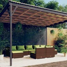 vidaXL 9 Outdoor Lounge Set