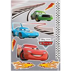 Multicolour Wall Decor Komar Sticker Mural Pour Enfants Disney Cars Set