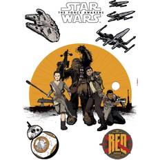 Black Wall Decor Komar Wandtattoo Star Wars Resistance Set, 8