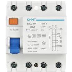 Chint Fejlstrømsafbr RCD PFI 3PN 63A 100 mA 10kA