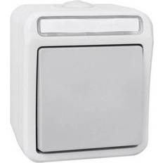 Grey Wall Switches Peranova 102443 Wet room switch product range Switch Pera Light grey, Dark grey