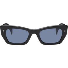 Solbriller Kenzo Cat-Eye Solbriller med Blå Linser - Sort