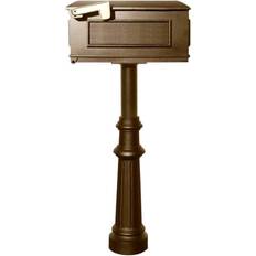 Letterboxes on sale Hanford Bronze Post Mount Non-Locking Single