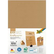 Büropapier Folia Folia Kraftpapier 120g/m² DIN A4, 100