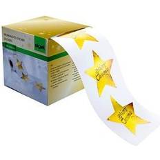 Marron Papiers de bureau Sigel CS112 Rouleau De 200 Noël Stickers Motif Christmas Stars 47 x 47 mm