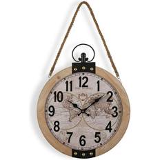 Relojes de pared Versa Mapamundi 40 x 6.5 x 47 cm Reloj de pared