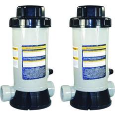 Swimline Pool Chemicals Swimline Above Ground Automatic Pool Chlorine Feeder 2-Pack