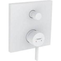 Hansgrohe Finoris Matt White Concealed Single Lever Bath Mixer Valve