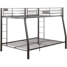 Beige Bunk Beds Benzara Black XL/Queen Bunk Bed