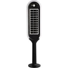 Lampade da Terra V-TAC Lampada Solar Bollard Light With White + Black Body 3000K Luci a Terra