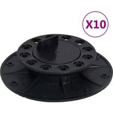 Fyrretræ Terrassebrædder vidaXL Justerbare Terrassefødder 10 Stk 25-40 mm