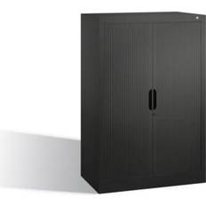 Portes Intérieures CP Rollladenschrank H1230xB800xT420mm Schwarzgrau Porte Intérieure (x)