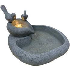 Fountain Bird Bath LED + Pump