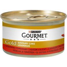 Purina gourmet gold savoury cake Purina Gourmet Gold Savoury Cake with Beef and Tomatoes