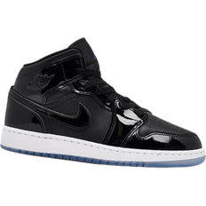 Nike Air Jordan Retro 1 Mid SE GS - Black/Dark Concord/White