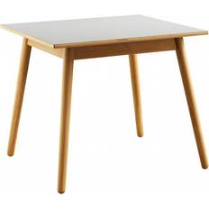 Blue - Oak Dining Tables FDB Møbler C35 Dining Table 82x82cm