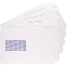 Q-CONNECT C5 Envelopes Window Pocket Self Seal 100gsm 500-pack