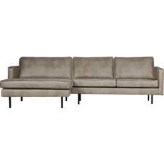 Sofa chaiselong læder BePureHome Rodeo Chaiselong, Venstre, Elephant Sofa