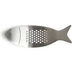 White Garlic Presses Kikkerland Fish CU281 Garlic Press