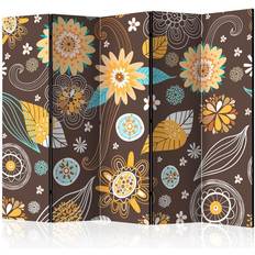 Transparent Rumdelere Arkiio Transparent Flowers II 225 x 172 Rumdeler 225x172cm