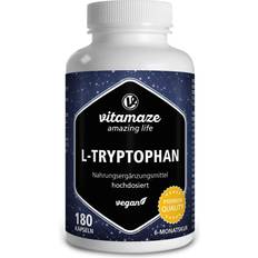 Aminoácidos Vitamaze L-Triptófano 500 mg 180 Cápsulas