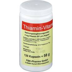 Thiamin b1 THIAMIN Kapseln Vitamin B1 120 St.