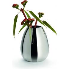 Silver Metal Table 21cm H x 8cm W x 31cm D