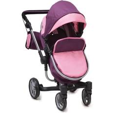 Puppenbuggy, Puppenwagen Violette 9694 zusammenklappbar, Schwenkräder vorne
