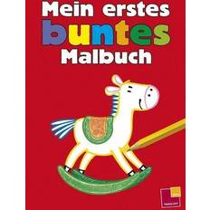 Bon_marché Livres de Coloriage Mein erstes buntes Malbuch Rot