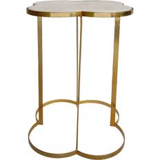 Gold Dining Tables Sagebrook Home 15"Dx24" Clover Shaped Dining Table