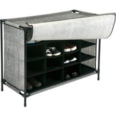 Black Hallway Furniture & Accessories Simplify Cubby, Compartment Shoe Rack