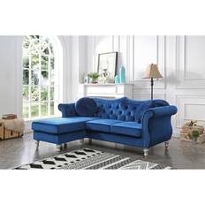 Furniture Glory Furniture Hollywood Velvet Sofa